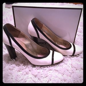 Coach White Leather Cassia Pump, size 11